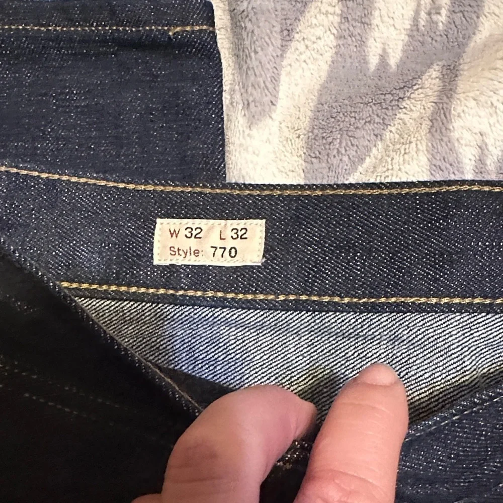 J. Crew Men's Dark Indigo Straight Jeans Chinos size 32 x 32
